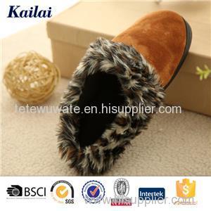 Suede Fabric Men Slipper