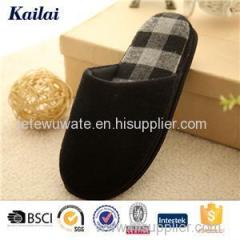 Suede Fabric Man Slippers