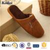 Suede Fabric Embroider Men Slipper