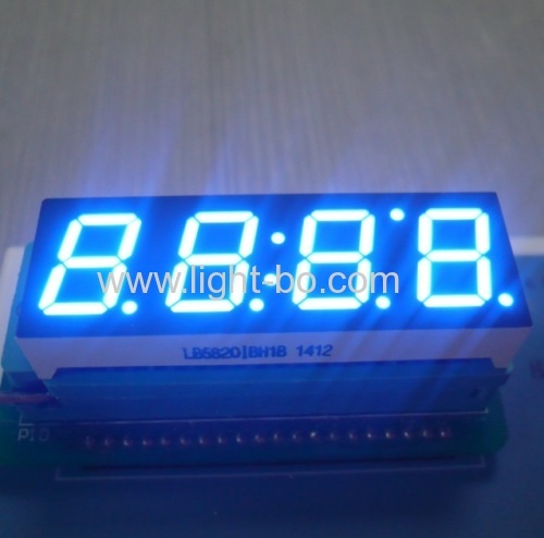 design personalizzato ultra blu 4 cifre 0,56" 7 segmenti display led anodo comune per controllo microonde