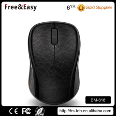 3D black rubber key bluetooth wireless mouse in our brand