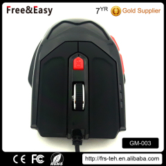 High quality 6D gaming mouse with breathe LED light