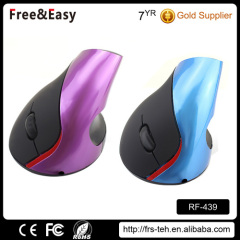 2.4g wireless vertical mouse with mini receiver