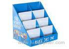 Business Cards Cardboard Point Of Sale Counter Display With Pockets
