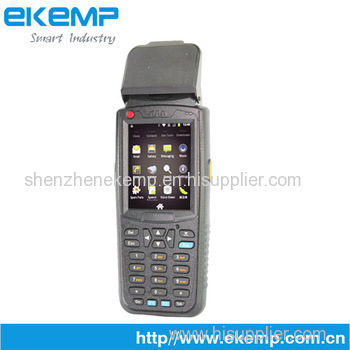 Biometric Handheld Terminal with 1D Barcode Scanner