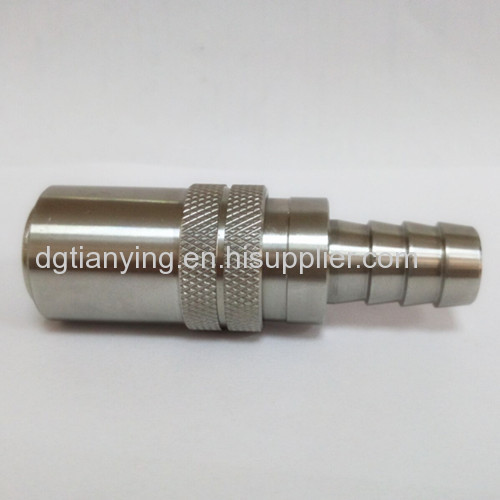 Stainless Steel Quick Coupler 6mm Hose End Fitting