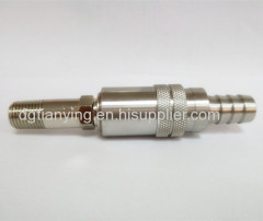 Stainless Steel Quick Coupler 6mm Hose End Fitting