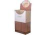 Portable Corrugated Cardboard Dump Bins Donation Display Case