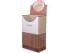 Portable Corrugated Cardboard Dump Bins Donation Display Case