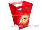 Retailing Strong Pallet Display Dump Bins Cardboard For Instant Food