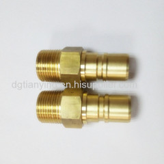 Euro Male End Thread 1/4" Hose Coupler Airline Fitting Quick Connector