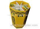 Stationery Cardboard Dump Bins POP Corrugated Display with Dividers