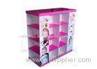 Children Clothes 4 Tray Cardboard Pallet Display Stand With Glossy Varnishing Surface