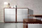 Simple Design Walnut Sideboard Natural Wood Color Cabinet Plywood Veneer