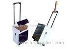 Exhibitor Cardboard Trolley Boxes Custom Printed For EXPO Promotion