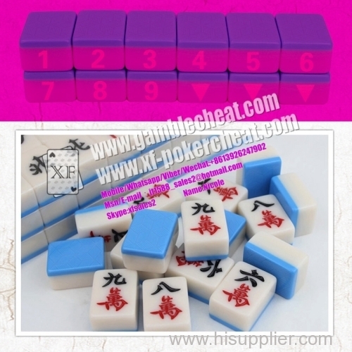 Chinese Unique Marked Gambling Mahjong 136 Pieces For Entertainment