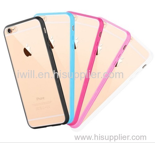 For iPhone 6S Clear Bumper Case TPU Cell Phone Bumper Case for iPhone 6S Cover