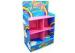 Rainbow Candy Flooring Cardboard Point Of Sale Display Stands Units