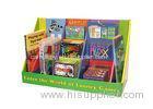 Household Book Cardboard Counter Display With Different Tiers