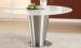 Stainless Steel Artificial White Marble Top Round Dining Table Dia1000 * 750mm