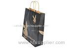 Flat Handle Printed Paper Bags Matte Laminated For Clothes / Gifts