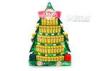 Food Potato Chips Cardboard Pallet Display For Christmas Promotion