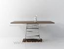 Contemporary Solid Walnut Dining Table 1600*900*755mm Home Decor Furniture