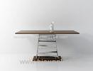 Contemporary Solid Walnut Dining Table 1600*900*755mm Home Decor Furniture