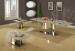 GMW Italy Volakas Marble Dining Tables Stainless Steel Polished Base