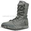 Mens Tachyon 8" Military Boots Soft Black Cow Leather Slip - Resistant Outsole