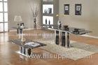 Modern Simple Meeting Room Dragon Marble Dining Table H&C Furniture