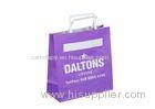 Purple Kraft Paper Carry Bags For Clothes