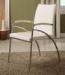 Contemporary Simple Living Room Chairs High Back With Ss Base