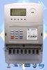 Low Voltage 3 Phase Electric Meter / Backlit LCD Surge Safe Sts Keypad Meter