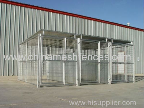 Dog Run Pen Fence with top kennel roof