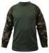 Digital Woodland Tactical Combat Shirt Breathable Polyester Fabric