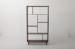 Black Walnut Waxing 4 Shelves Wooden Book Case / Wooden Bookcabinet