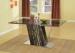 Natural Silver Dragon Marble Modern Dining Room Tables Traditional Rectangular