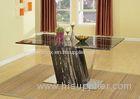 Natural Silver Dragon Marble Modern Dining Room Tables Traditional Rectangular
