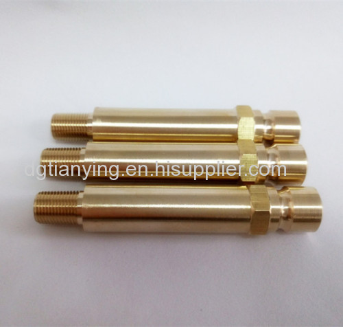 1/4 bsp brass nipple pipe for injection mold