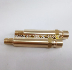 Hex head brass extended nipple brass threaded fittings available