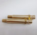 Hex head brass extended nipple brass threaded fittings available