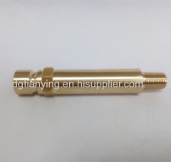 Hex head brass extended nipple brass threaded fittings available