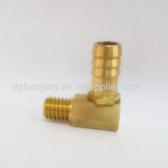 Plated Copper Brass Hose Barb Fitting/Connector Elbow Male