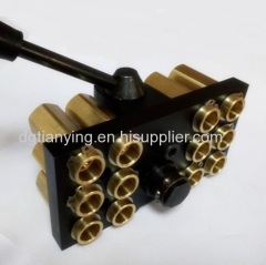 Customized plastic injection machine mould cooling 12 ways water manifolds