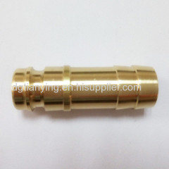 Competitive brass raw material 2 pcs flexible hose barb nipples