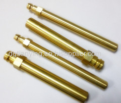 Genuine / original spare parts hex nipple fitting brass grand material