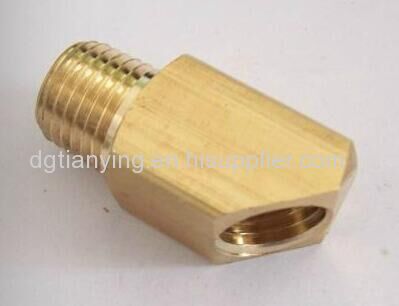 Nitto type brass fitting 45 degree nipple made in China