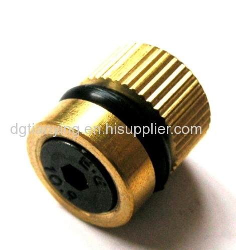 Mould component cooling circuit plug for cnc coolant pipes