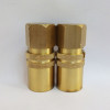 1/8 bsp brass quick release coupling with no valve water cooler fittings